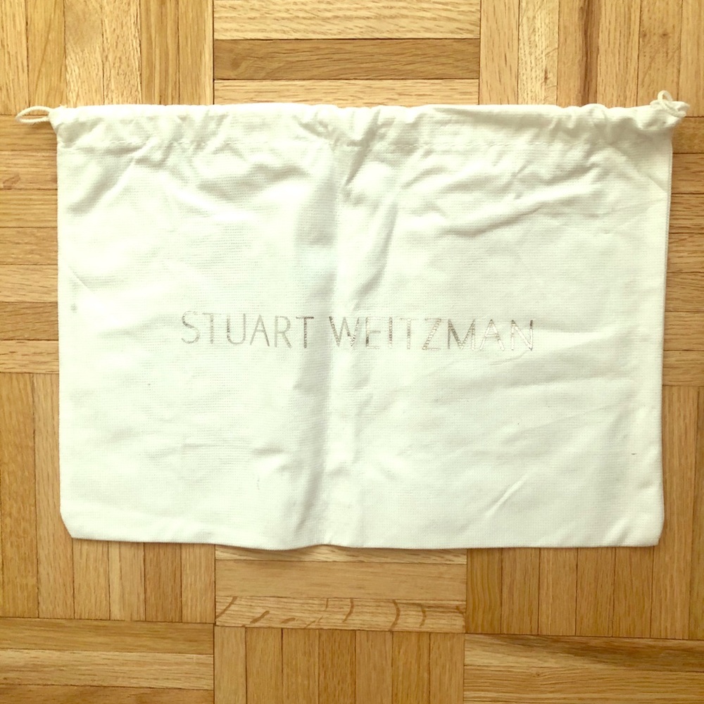 Stuart Weitzman White Dustbag
